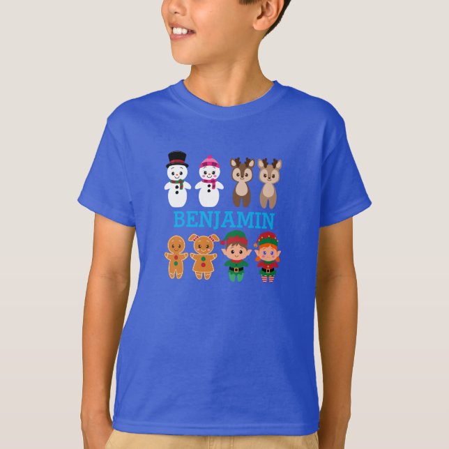 CHRISTMAS ICONS KIDS  T-Shirt (Front)