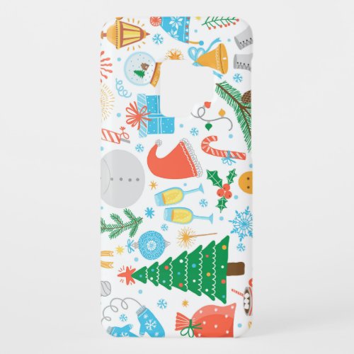Christmas Icons New Year Vintage Case_Mate Samsung Galaxy S9 Case