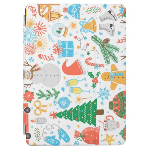 Christmas Icons New Year Vintage iPad Air Cover