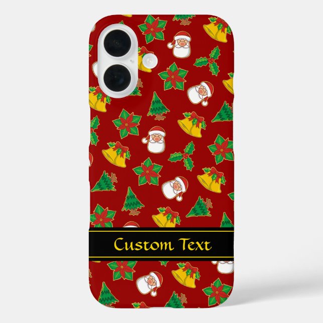 Christmas Icons Pattern Case-Mate iPhone Case (Back)
