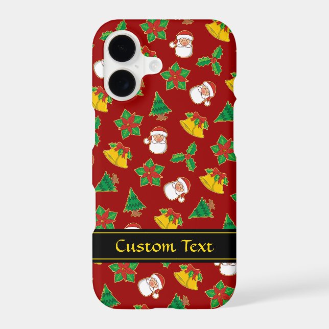Christmas Icons Pattern Case-Mate iPhone Case (Back)