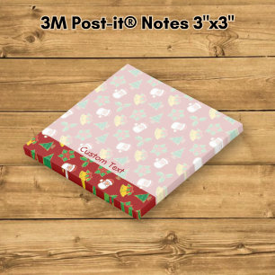 Christmas Icons Pattern Post-it Notes