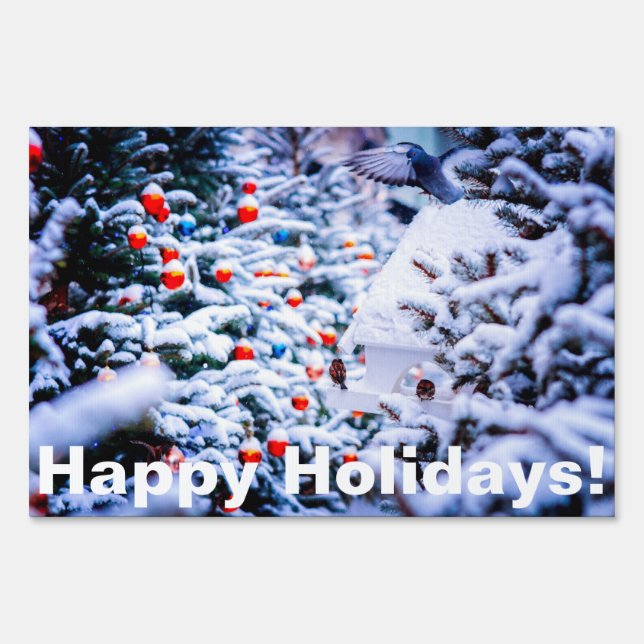 Christmas Idyll customizable Sign (Front)