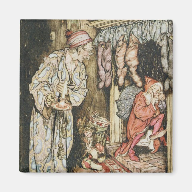 Christmas illustrations magnet (Front)