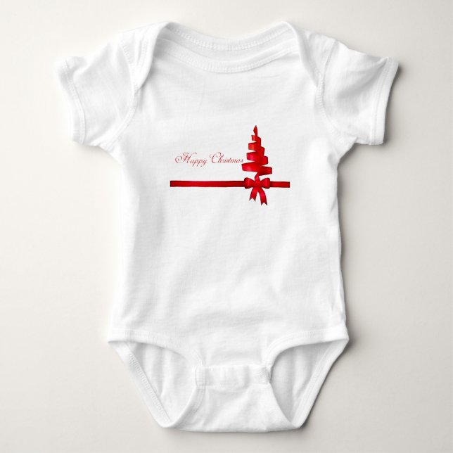 Christmas image for Infant Creeper White (Front)