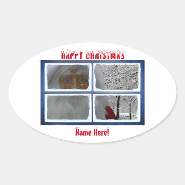 Christmas image for Oval-Stickers-Glossy Oval Sticker (Front)