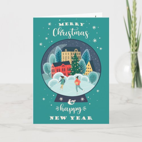 Christmas in a Snow Globe Card