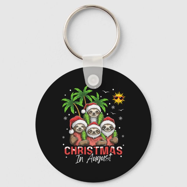 Christmas In August Keychain (Front)