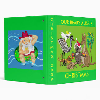 Christmas in Australia 3 Ring Binder