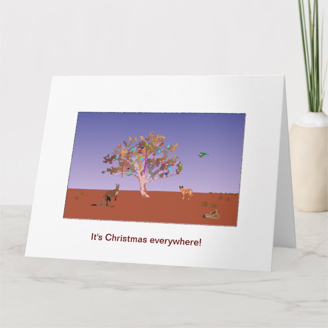 Christmas in Australia Card (Front)