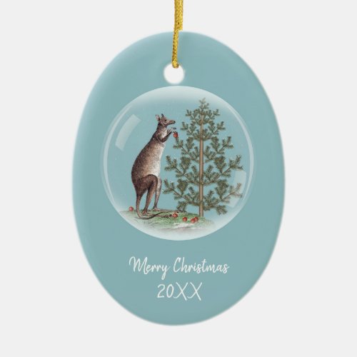 Christmas in Australia Ceramic Ornament