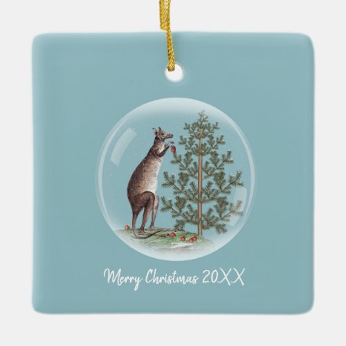 Christmas in Australia Ceramic Ornament