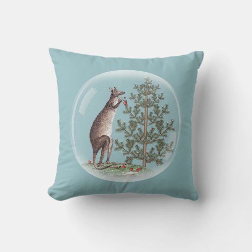 Christmas in Australia Throw Pillow