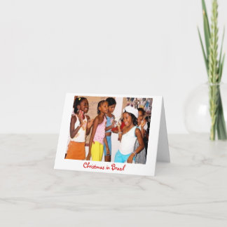 Christmas in Brazil card