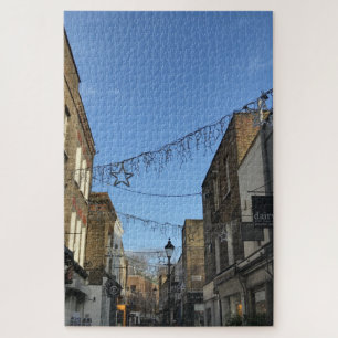Christmas in Camden Passage, Islington, London, UK Jigsaw Puzzle