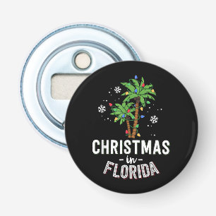 Christmas In Florida Deck The Palm Trees Family Va Bottle Opener