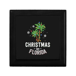 Christmas In Florida Deck The Palm Trees Family Va Gift Box