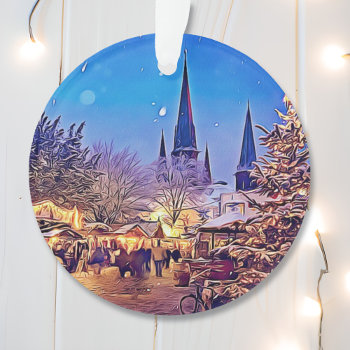 Christmas In Germany Keepsake Souvenir Ornament by FeelingLikeChristmas at Zazzle