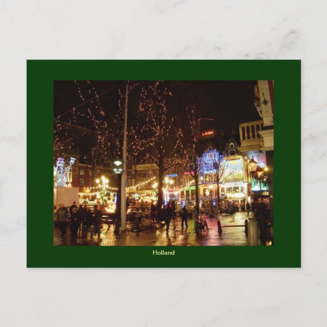 Christmas in Holland Holiday Postcard (Front)