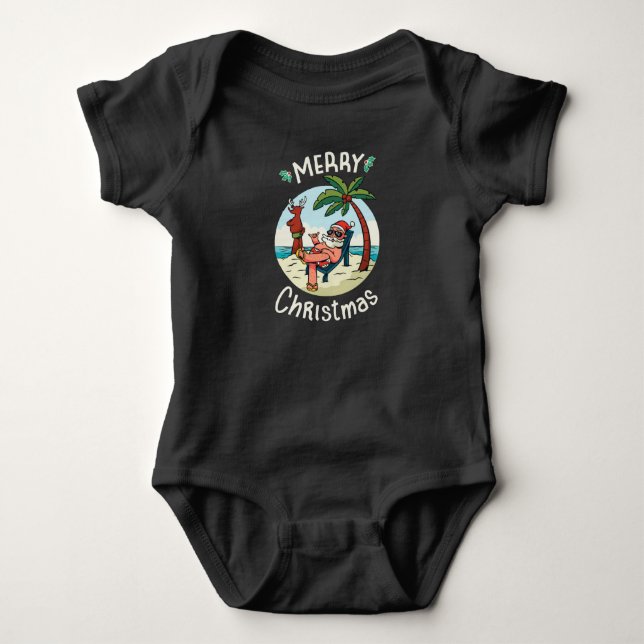 Christmas in July Baby Bodysuit (Front)