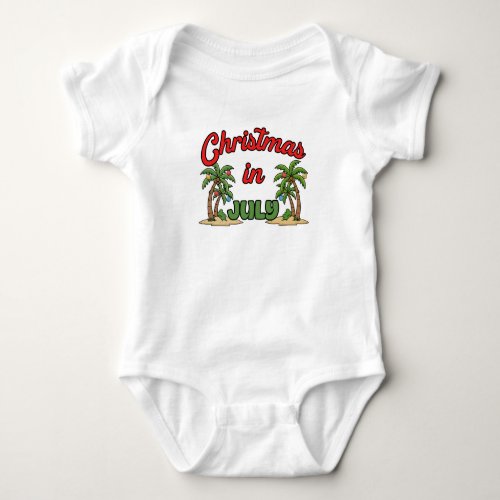 Christmas In July Baby Bodysuit