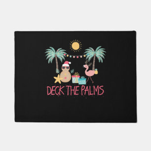 Christmas In July Beach Cruise Vacation Beach Doormat