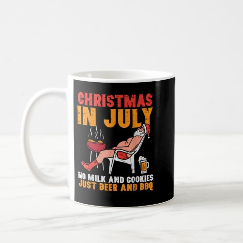 Christmas In July Beer And Bbqummer Xmas In July M Coffee Mug