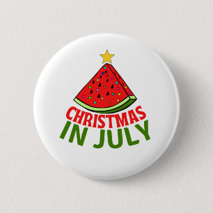CHRISTMAS IN JULY BUTTON