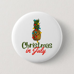 Christmas In July Button