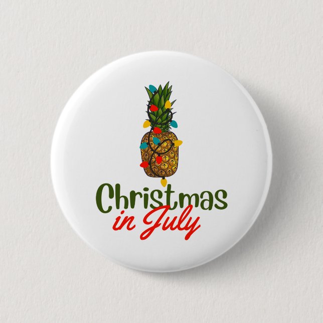 Christmas In July Button (Front)