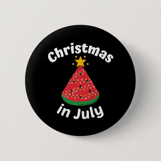 CHRISTMAS IN JULY BUTTON (Front)