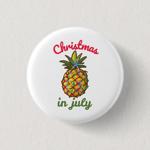 Christmas In July Button