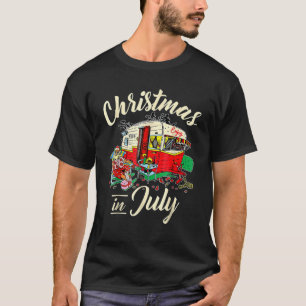 Christmas In July Camping Xmas T-Shirt