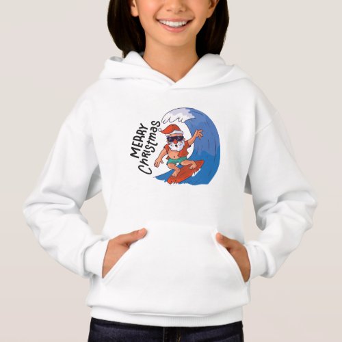 Christmas in July Card Classic Round Sticker Napki Hoodie