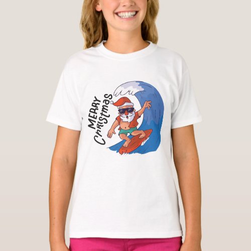 Christmas in July Card Classic Round Sticker Napki T-Shirt