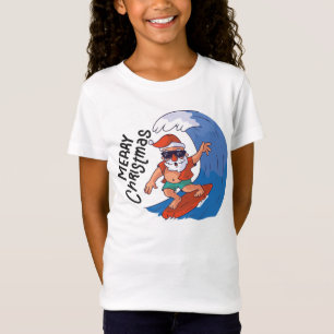 Christmas in July Card Classic Round Sticker Napki T-Shirt