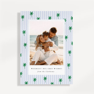 Christmas in July Coastal Photo Greetings Card