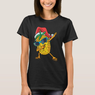 Christmas in July Dabbing Pineapple Fruit Dab Danc T-Shirt