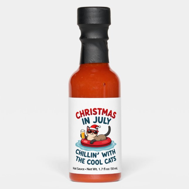 Christmas In July Daddy Mommy Chillin With The Sia Hot Sauces (Front)