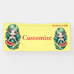 Christmas in July Elf Mermaid Thunder_Cove Banner