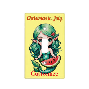 Christmas in July Elf  Mermaid Thunder_Cove  Light Switch Cover
