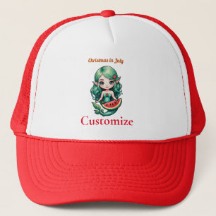Christmas in July Elf  Mermaid Thunder_Cove  Trucker Hat