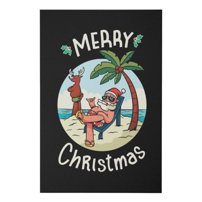 Christmas in July Faux Canvas Print (Front)