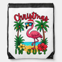 Christmas in July Flamingo