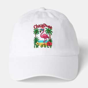 Christmas in July Flamingo Hat