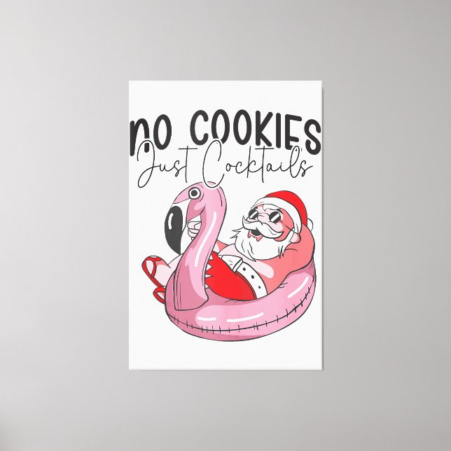 Christmas In July Funny Summer Xmas  Canvas Print (Front)