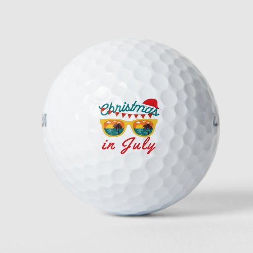 Christmas In July Golf Balls