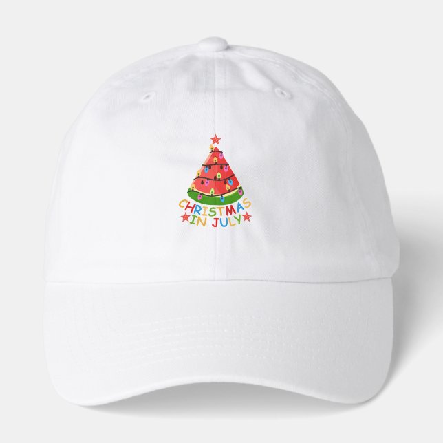 CHRISTMAS IN JULY HAT (Front)
