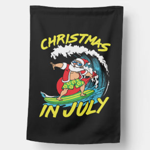 Christmas In July House Flag
