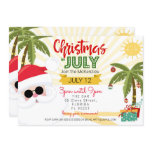Christmas in July invitation, fun summer party Invitation Christmas in July invitation, fun summer party Invitation
